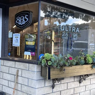 the outside of the store