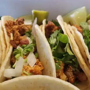 a plate of tacos