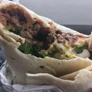 carne asada burrito.