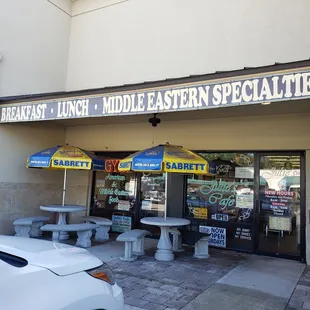 Front of building