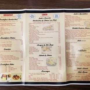 To-Go Menu (Back)