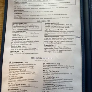 Menu. Just take a look at the "Shipwrecked "