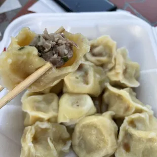 Pork and shrimp dumplings