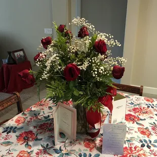 Nearly dead when he came home.