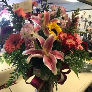 Gorgeous Birthday bouquet for my moms 80th birthday