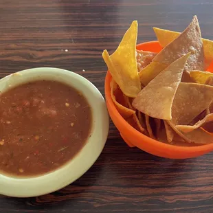 Amazing chips and salsa
