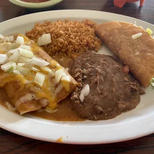 Enchiladas and tacos!