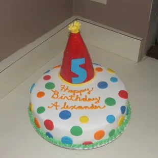 a birthday cake