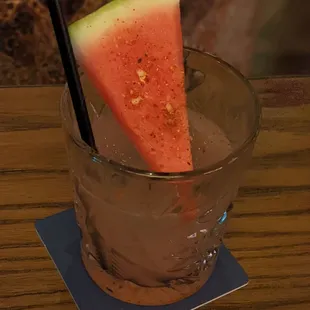 09/08/23 SPICY FLAMINGO - Flecha Azul Tequila, Lime, Watermelon, Agave &amp; Spices