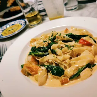 Seafood pasta