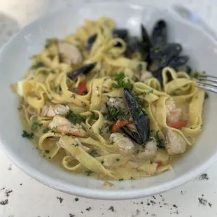 Seafood Scampi