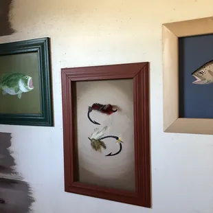 Fishing decor in our suite