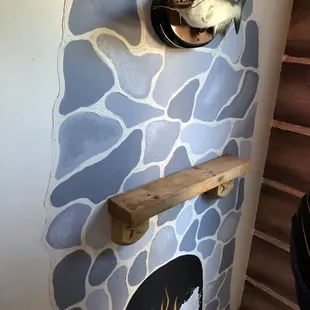 Fishing decor in our suite