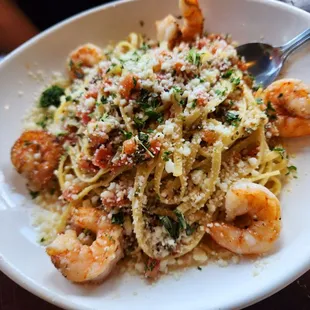 shrimp linguini