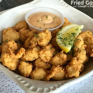 Fried Gator Tail with Cowgill's Datil Pepper Aioli