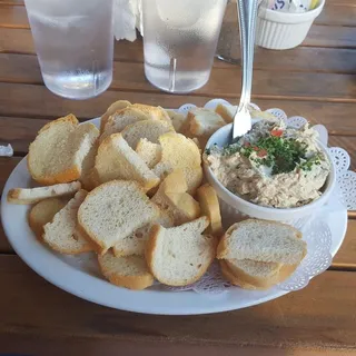 Smoked Fish Spread with Toasted Melba