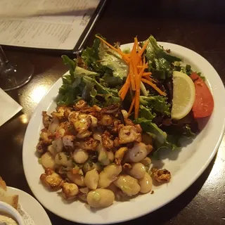 Grilled Octopus & White Bean Salad