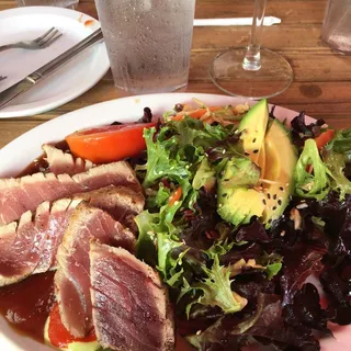 Seared Yellow Fin Tuna with Toasted Sesame Salad*