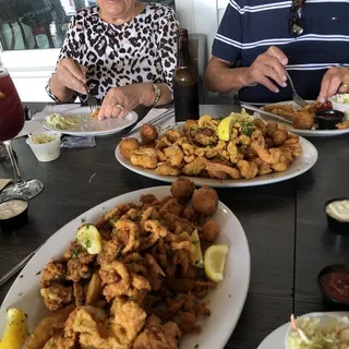 Seafood Platter For Two with Scallops, Oysters