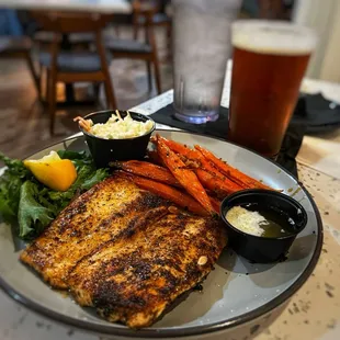 Honey Glazed King Salmon