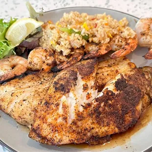 Blackened Trigger Fish