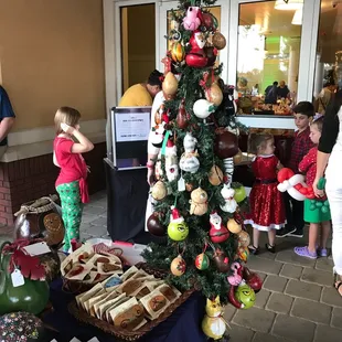 Gourd Christmas ornaments.
