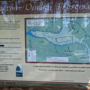 Map of trails