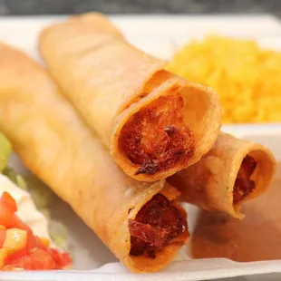 chicken flautas