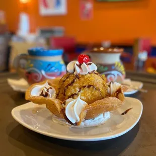 Fried ice cream