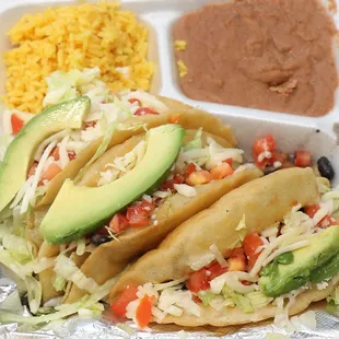 black bean puffy tacos