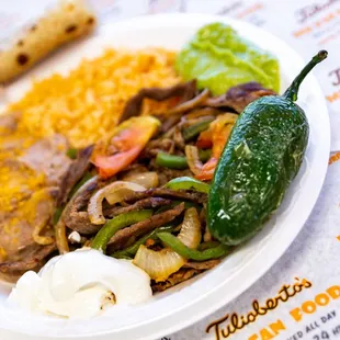 STEAK FAJITAS COMBINATION