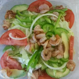 Grilled Shrimp Salad