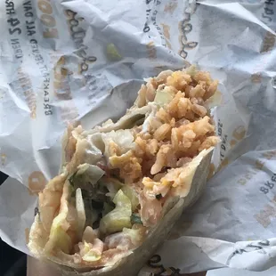 This is a veggie burrito. It should include beans as per the menu. But I maybe FUCKING BLIND that I didn&apos;t see them.