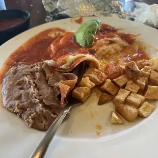 Their version of huevos rancheros