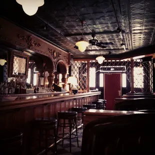 the interior of a restaurant