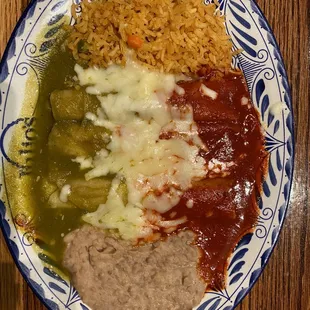 Cheese enchiladas