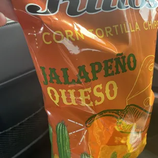 Jalapeño and queso chips