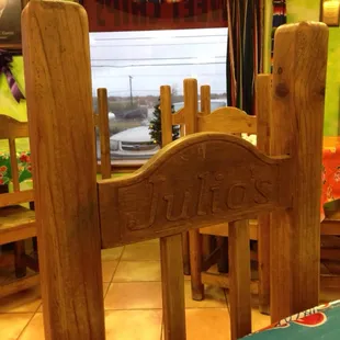 Chairs in Julio's