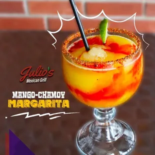 Mango chamoy margarita mmmm so yummy