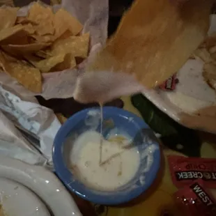 Runny expensive cheese dip