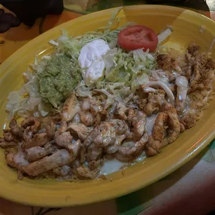 Arroz con pollo (no onions or peppers)