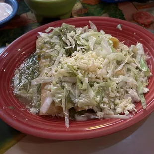 Enchiladas Verde