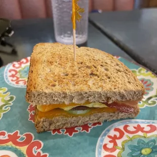 Half Apple, Egg and Cheddar Breakfast Panini