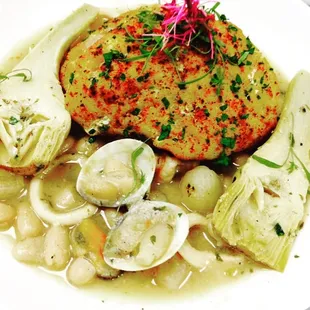 a plate of food