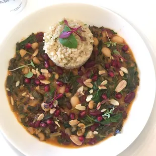 Bean Ragout with Winter Greens