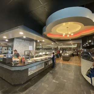 the interior of a restaurant