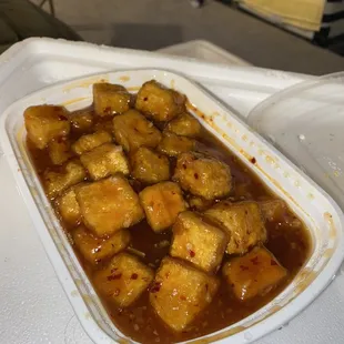 General Tso tofu