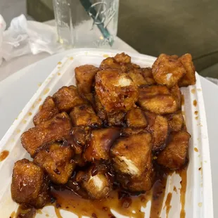 General Tso tofu