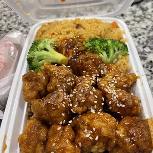 Sesame Chicken Combination Special