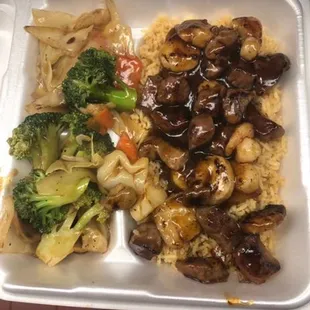 Hibachi Steak &amp; Shrimp